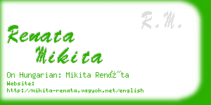 renata mikita business card